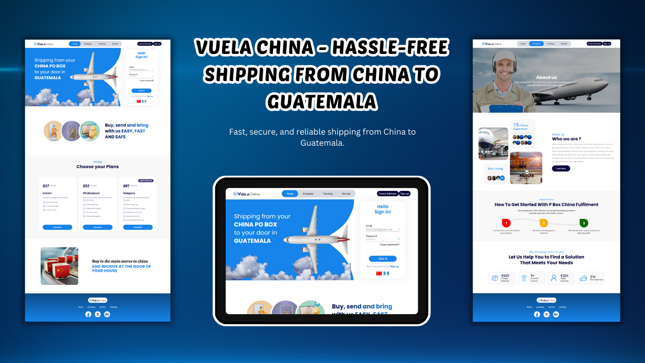 Vuela China - Hassle-Free Shipping from China to Guatemala